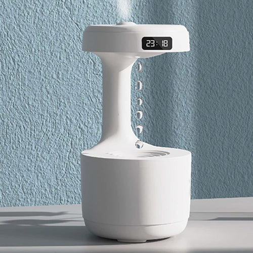 800Ml Cool Mist Humidifiers, for Bedroom Whisper Quiet,Desk Humidifier,Air Humidifier,Plant Humidifier with Water Drop Levitating Countercurren,Suitable for Baby Bedroom
