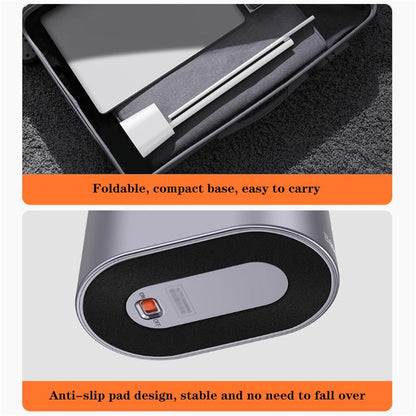 Bedside Table Lamp Rechargeable LED Desk Lamp, Foldable Reading Light with 3 Lighting Modes and Stepless Dimming, Memory Function, Automatic Brightness Adjustment Table Lamp for Bedroom(White) (Gris