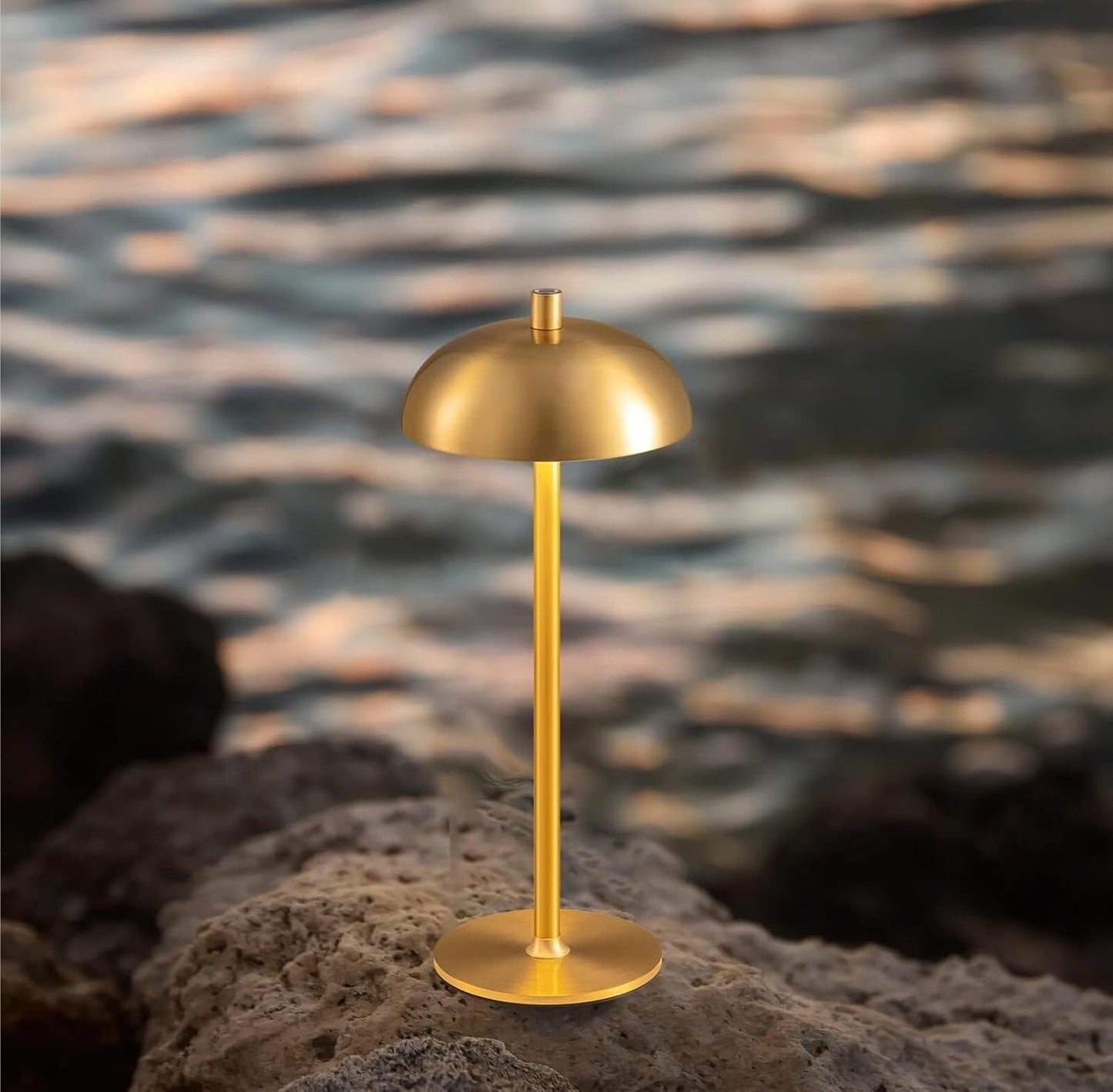 12-inch Cordless Portable Metal LED Table Lamp 2-Pack, 3-Color Rechargeable, for Bedroom, Outdoor, Dining Room, Bedside Suitable for bedrooms, Living Rooms, Offices, Book(Green (2 Pack))