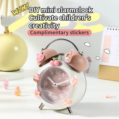 Dawn Alarm Clock for Students Special Alarm Clock Device Cute and Beautiful Small Alarm Clock Smart Alarm Device Silent Bedside Alarm Clock (Blue)