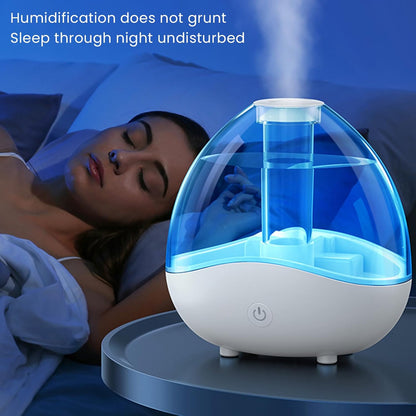 Humidifier Cool Mist Humidifier Air Humidifier Quiet USB Humidifier for Bedroom, Yoga, Office, Plants (Blue)(Blue)