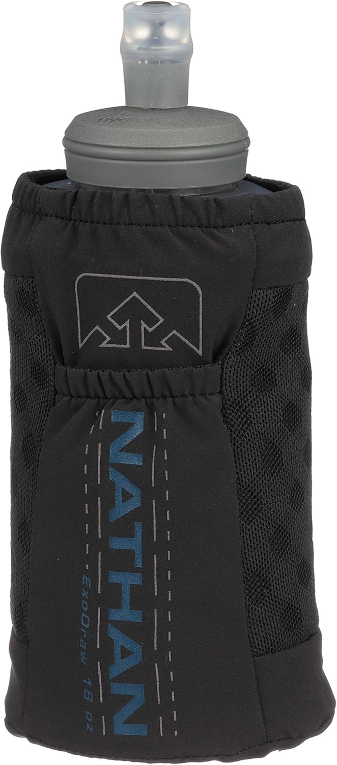Nathan ExoDraw & ExoShot 2.0, Handheld Running Water Bottle for Marathons, Hiking, Ultra Running & Outdoor Activity