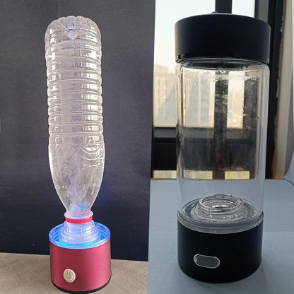 Hydrogen Bottle Generator Glass Rich H2 Flask Smart Hydrogenated Water Bottles H2next