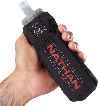 Nathan ExoDraw & ExoShot 2.0, Handheld Running Water Bottle for Marathons, Hiking, Ultra Running & Outdoor Activity