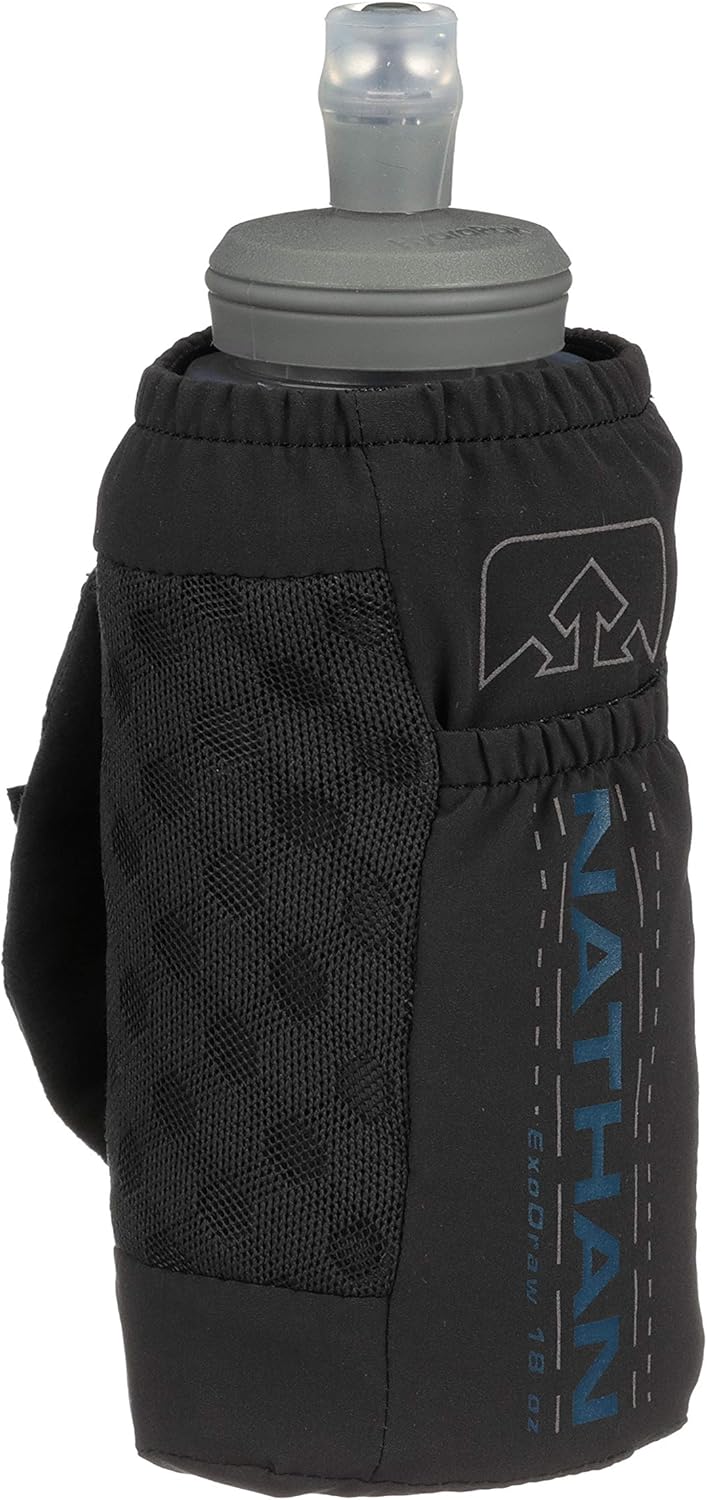 Nathan ExoDraw & ExoShot 2.0, Handheld Running Water Bottle for Marathons, Hiking, Ultra Running & Outdoor Activity