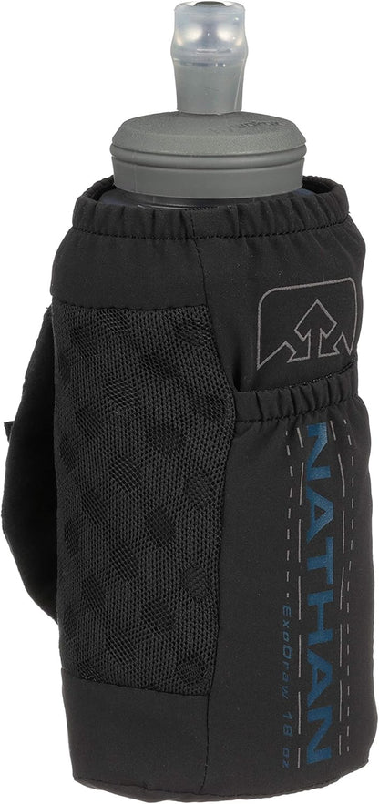 Nathan ExoDraw & ExoShot 2.0, Handheld Running Water Bottle for Marathons, Hiking, Ultra Running & Outdoor Activity
