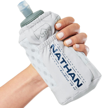 Nathan ExoDraw & ExoShot 2.0, Handheld Running Water Bottle for Marathons, Hiking, Ultra Running & Outdoor Activity