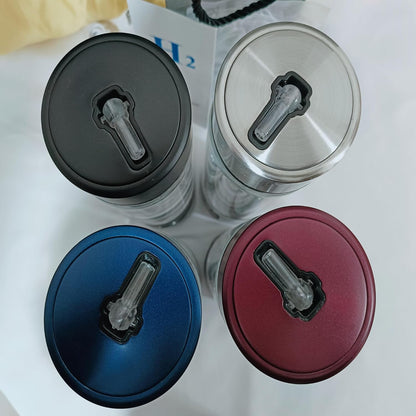 Hydrogen Bottle Generator Glass Rich H2 Flask Smart Hydrogenated Water Bottles H2next