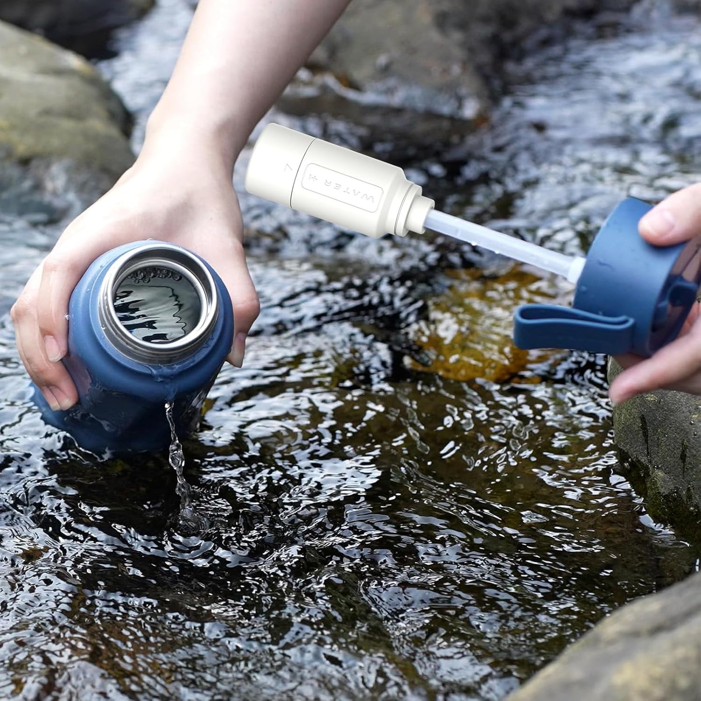 WATERH Vita Smart Water Bottle with Reminder to Drink Water, BPA-Free Vacuum Insulated Water Bottles with Straw, Bluetooth Intake Water Tracking Bottle, Ideal for Gift (18 oz)