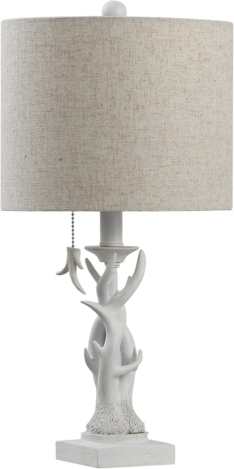 JONATHAN Y JYL1031B Gaston 20.5" Resin Mini LED Table Lamp for Living Room, Family Room, Dining Room, Bedroom, Hallway, Office, Antique Black