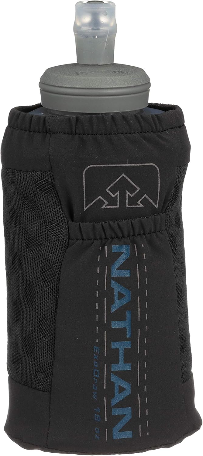 Nathan ExoDraw & ExoShot 2.0, Handheld Running Water Bottle for Marathons, Hiking, Ultra Running & Outdoor Activity