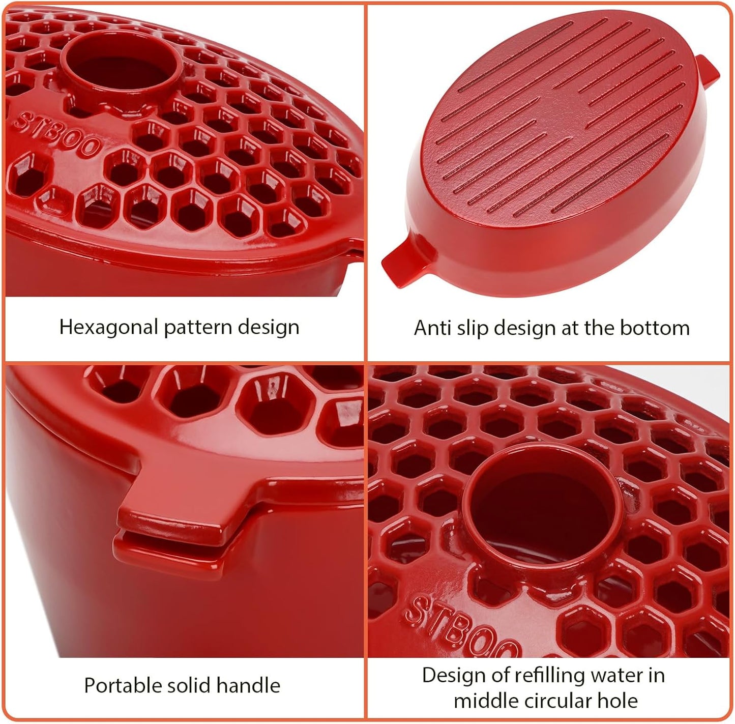 Wood Stove Steamer, Cast Iron Fireplace Humidifier, Indoor Humidifier for Home Heating, Black Bowl Fireplace Stove Covers Accessories Decorative, Matte Black Finish, Rust Resistant, 2.7 Quart Capacity