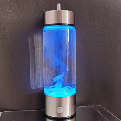 Hydrogen Bottle Generator Glass Rich H2 Flask Smart Hydrogenated Water Bottles H2next