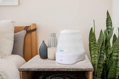 1 Gal. Warm Mist Collapsible Humidifier, White, Top Fill, for Medium Rooms Up to 500 sq. ft.