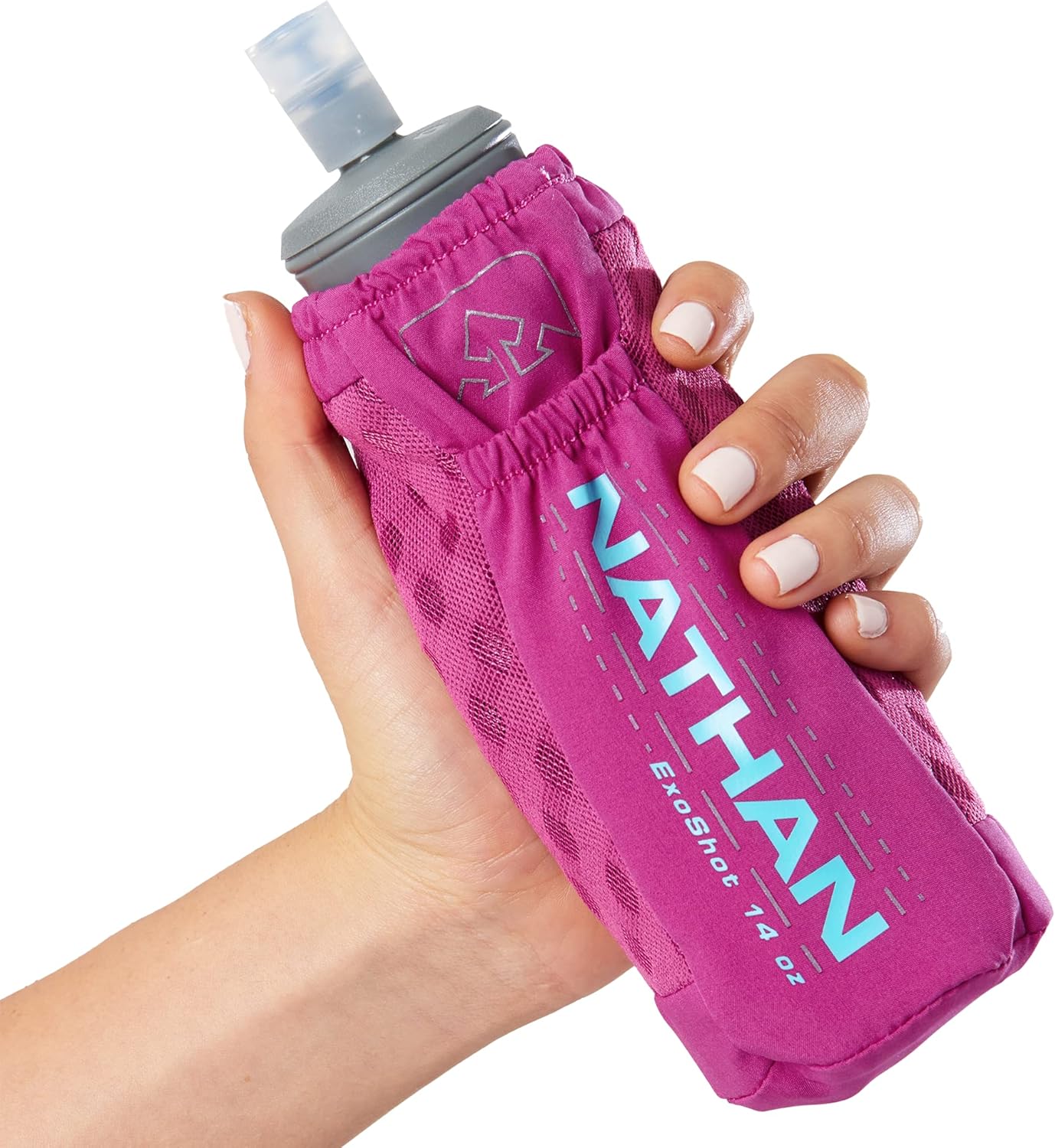 Nathan ExoDraw & ExoShot 2.0, Handheld Running Water Bottle for Marathons, Hiking, Ultra Running & Outdoor Activity