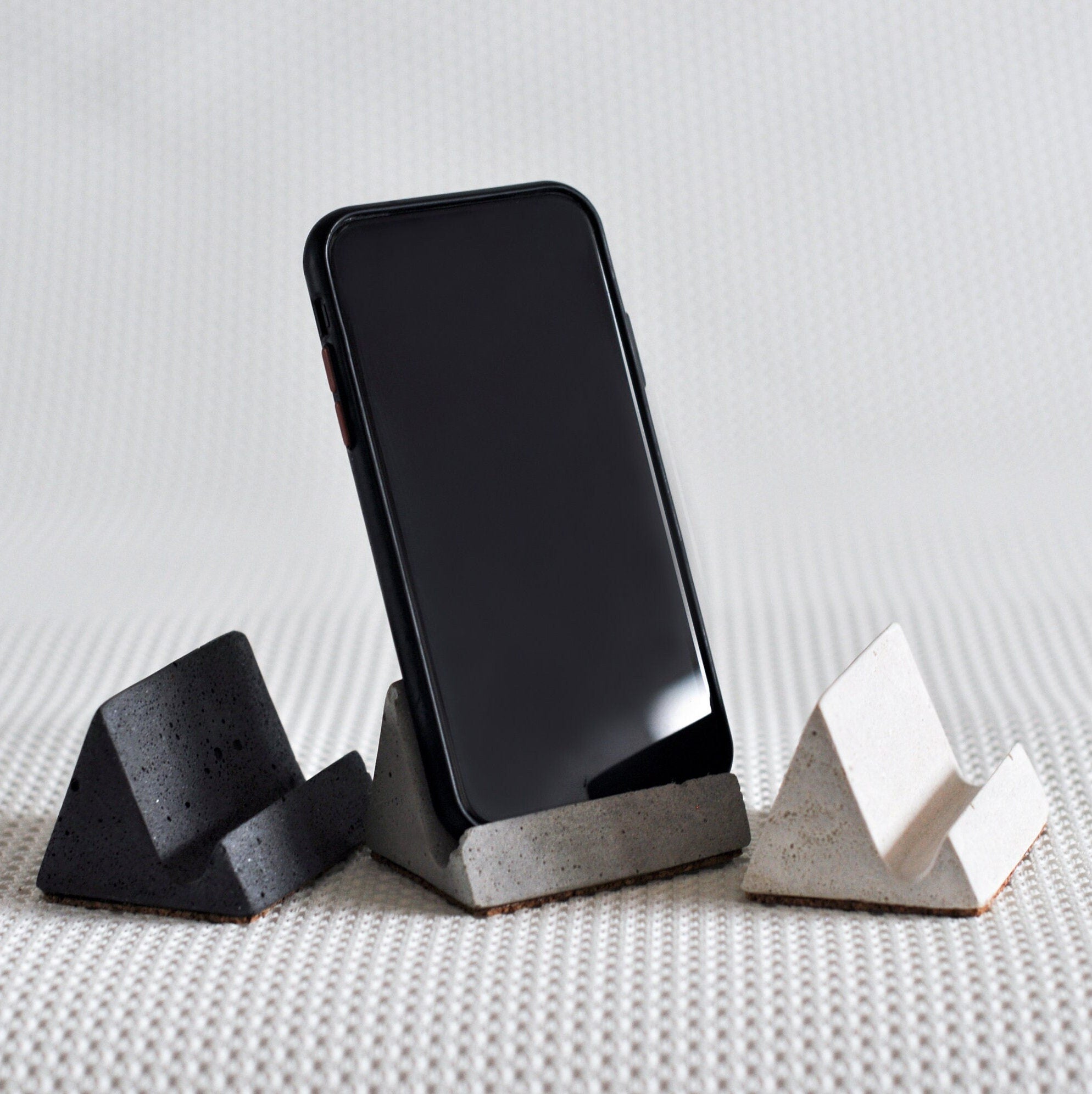 Concrete Phone Holder