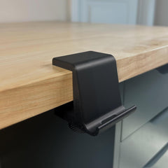 Clamp-On Phone Stand: Adjustable Desk & Bedside Mount