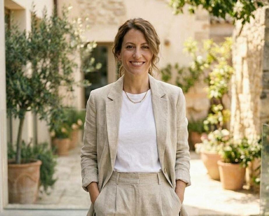 Women's Linen 2-Piece Suit
