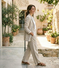Women's Linen 2-Piece Suit