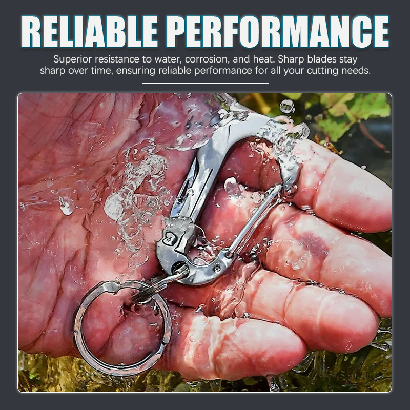 (🔥Early Christmas Sale - 49% OFF) Multifunctional Titanium Alloy Keychain - Buy 4 Get 4 Free & Free Shipping