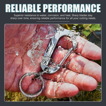 (🔥Early Christmas Sale - 49% OFF) Multifunctional Titanium Alloy Keychain - Buy 4 Get 4 Free & Free Shipping